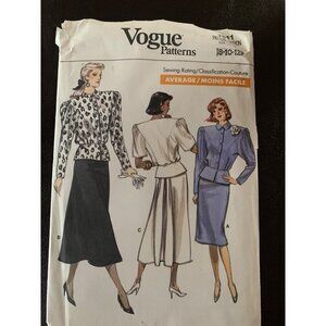 Vogue Misses Top Skirt Sewing Pattern 7011 Size 8 10 12 - Uncut